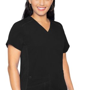 Women  Tops  MC7459  V-Neck Shirttail Top